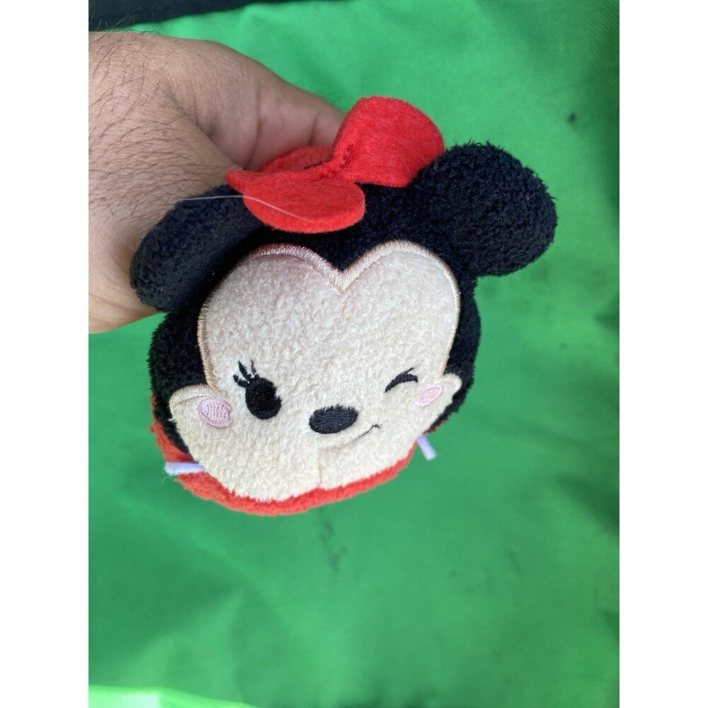 Disney Tsum Tsum MINNIE MOUSE  3" Plush Stuffed Animal Beanbag Toy
